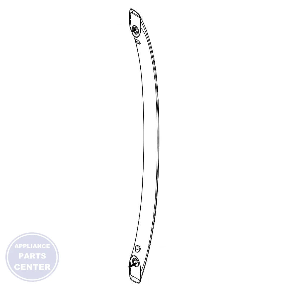 WHIRLPOOL REFRIGERATOR HANDLE W11459378 - Main view showing durable construction for Whirlpool and KitchenAid models
