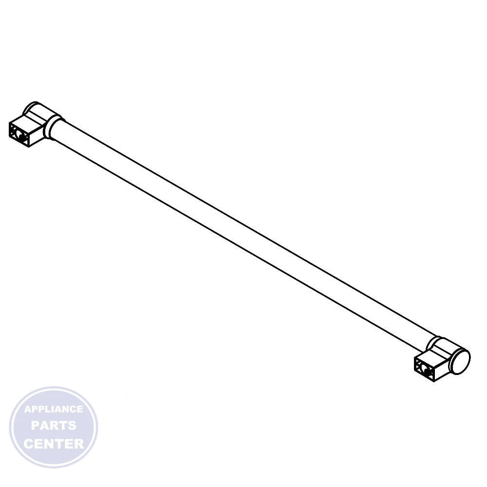 Whirlpool Refrigerator Handle WPW10663448 - Main view showing durable construction for specific models