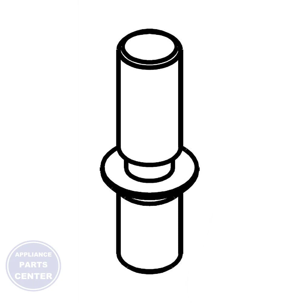 WHIRLPOOL REFRIGERATOR HINGE PIN W10234194 - Main view showing durable construction for various Whirlpool models
