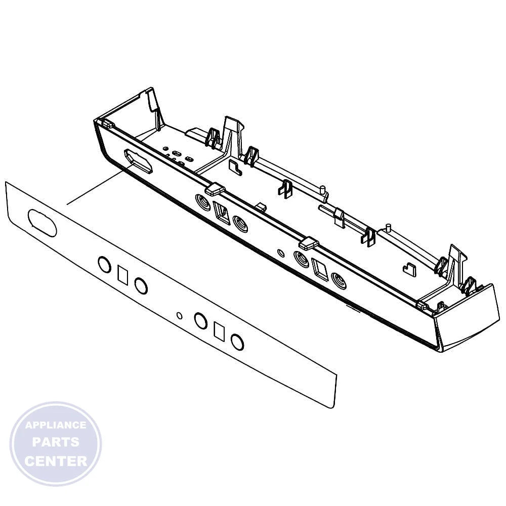 WHIRLPOOL REFRIGERATOR HOUSING (Repl: 67003940) - Main view showing durable construction for WHIRLPOOL models