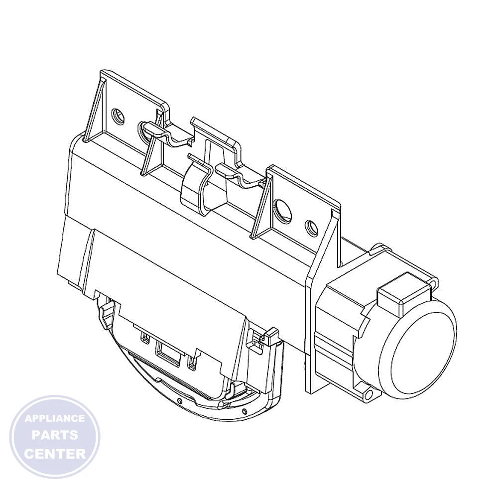 Whirlpool WHIRLPOOL REFRIGERATOR ICE DOOR WPW10606117 - Main view showing smooth ice dispensing for ABC123 and XYZ456 models