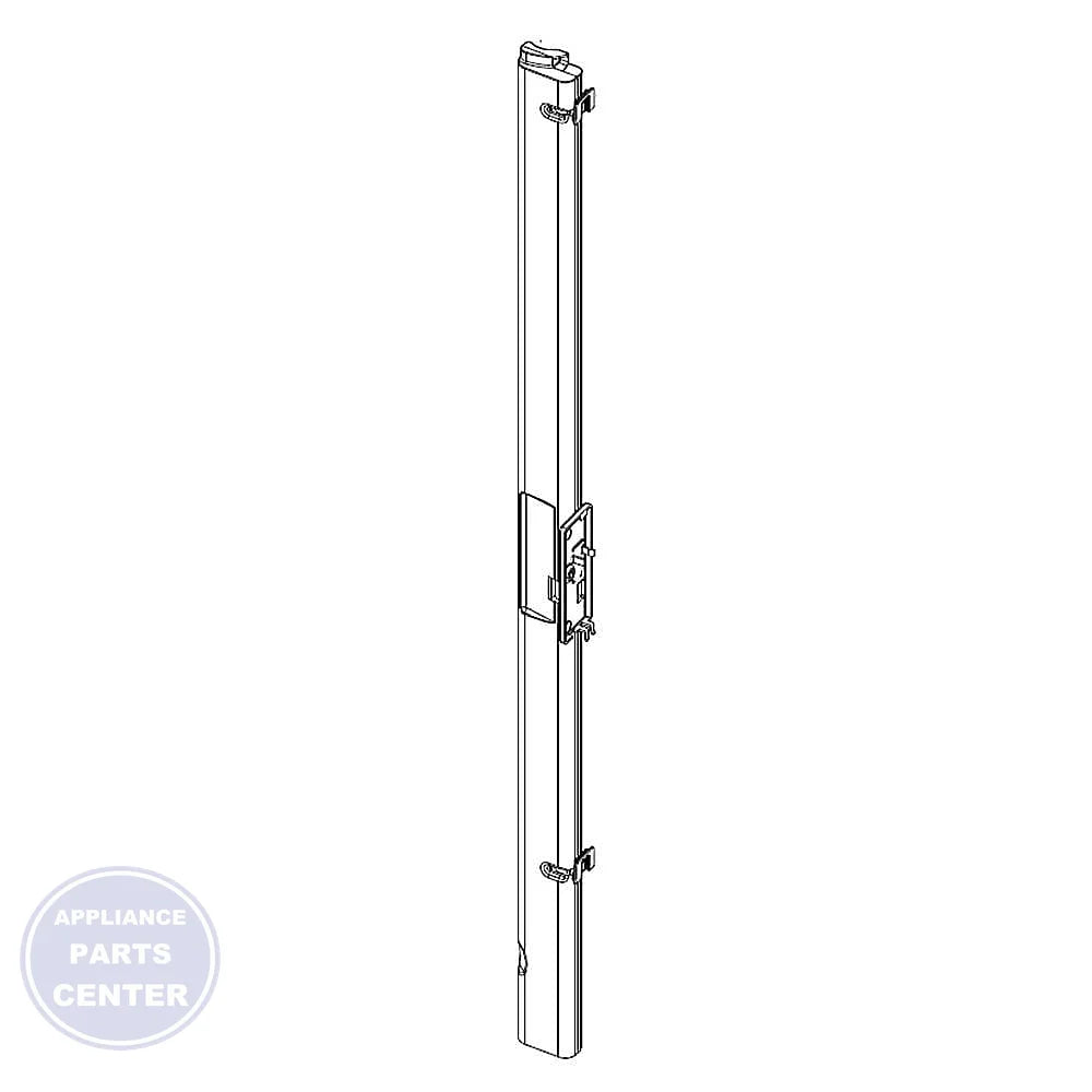 WHIRLPOOL REFRIGERATOR MULLION RAIL W11176246 - Main view showing door support for WHIRLPOOL WPL models