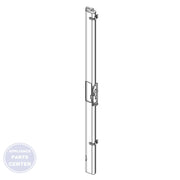 WHIRLPOOL REFRIGERATOR MULLION RAIL W11176246 - Main view showing door support for WHIRLPOOL WPL models