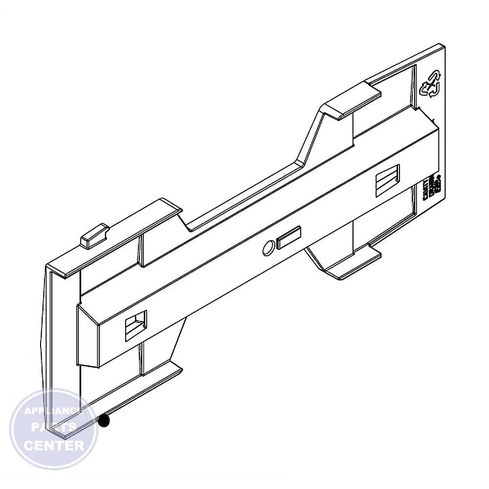 WHIRLPOOL REFRIGERATOR PLATE W10562802 - Main view showing durable design for various WPL models