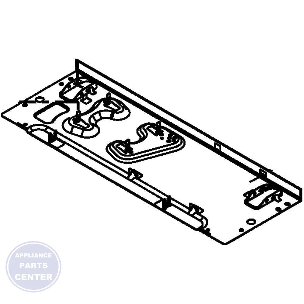Whirlpool Refrigerator Plate W10570074 - Main view showing sturdy support for Whirlpool refrigerators