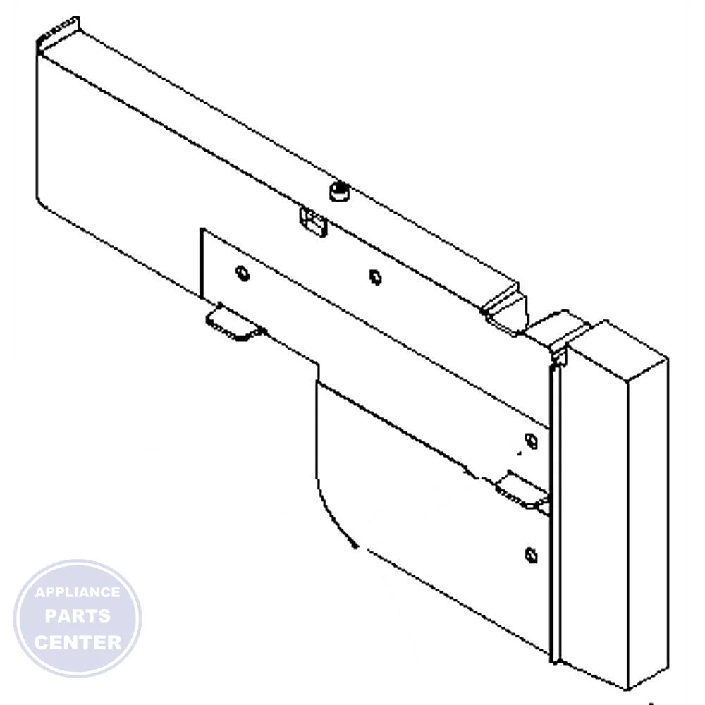 Whirlpool Refrigerator Spacer W10769876 - Main view showing heavy load support for Whirlpool models