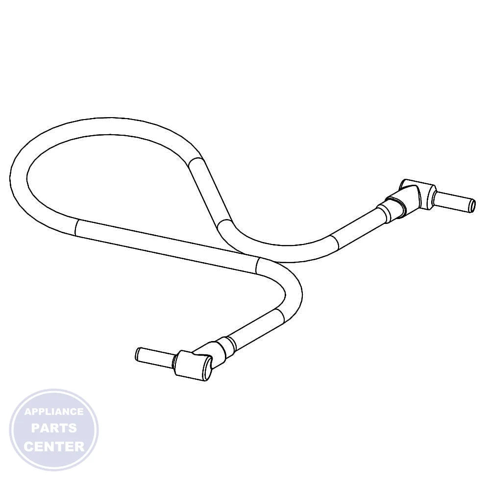 WHIRLPOOL REFRIGERATOR WATER TUBE W10635851 - Main view showing leak-free feature for WHIRLPOOL specific models