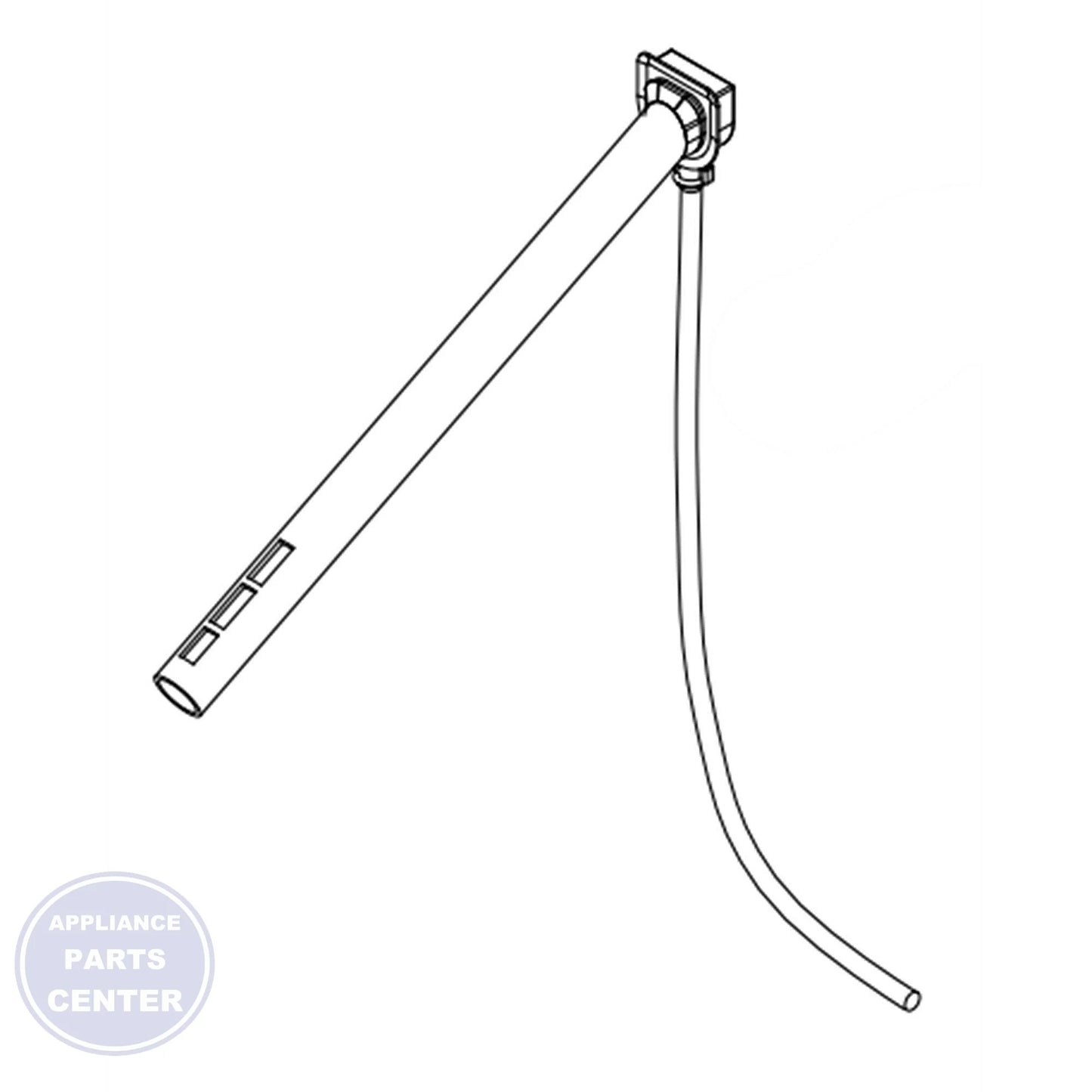 Whirlpool WHIRLPOOL REFRIGERATOR WATER TUBE W11281267 - Main view showing water flow for compatible models