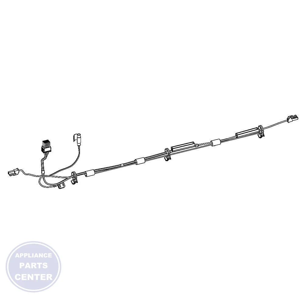 Whirlpool Refrigerator Wire Harness W11204566 - Main view showing heavy-duty design for various Whirlpool models