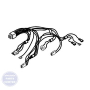 WHIRLPOOL REFRIGERATOR WIRE HARNESS W11502499 - Main view showing electrical connections for WPL refrigerators