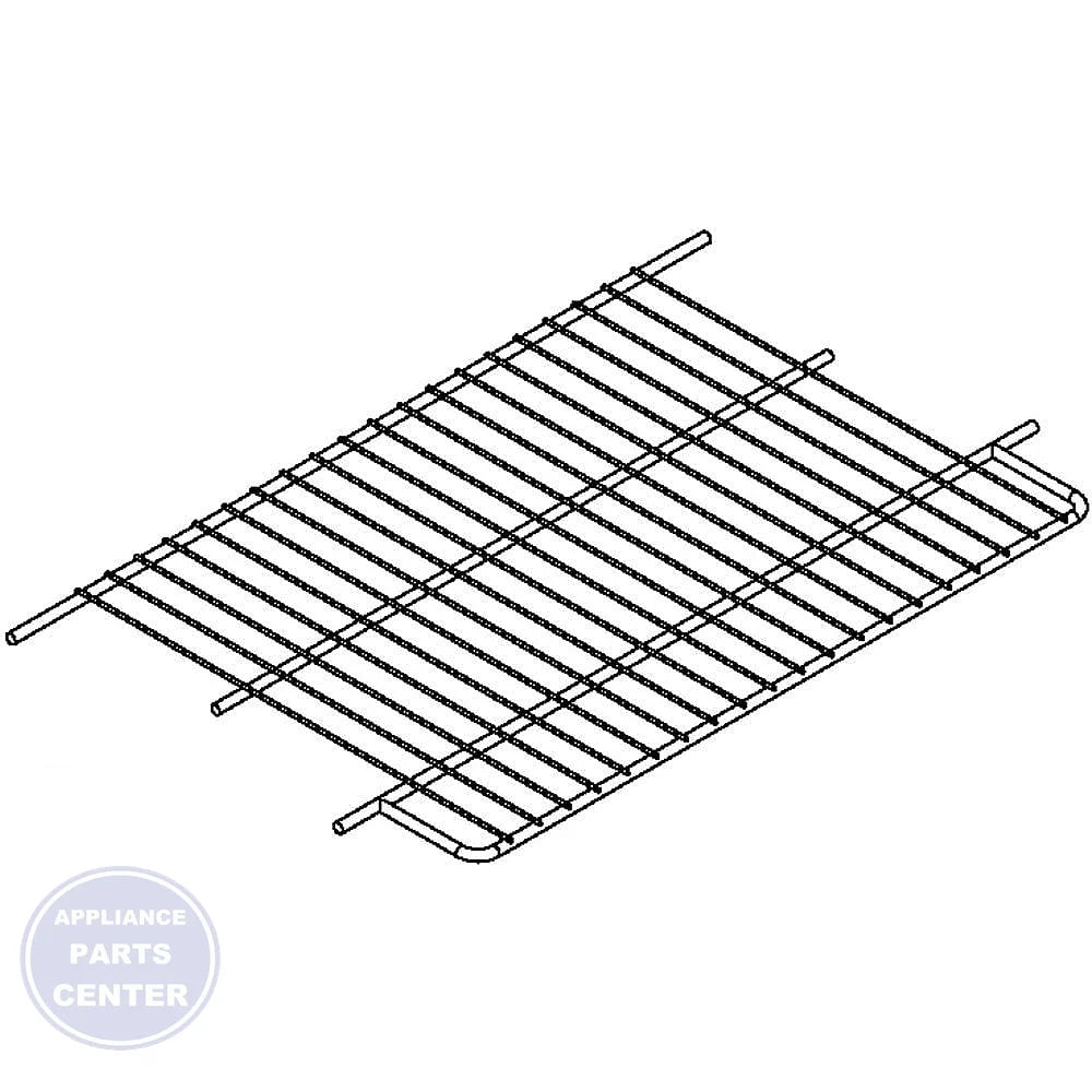 WHIRLPOOL REFRIGERATOR WIRE SHELF W10477093 - Main view showing 25 lb capacity for specific models