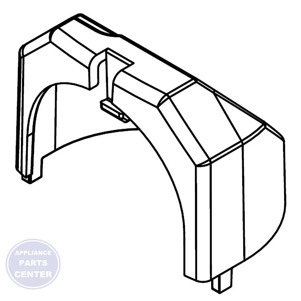 Whirlpool WHIRLPOOL RETAINER W10891545 - Main view showing sturdy construction for various Whirlpool models