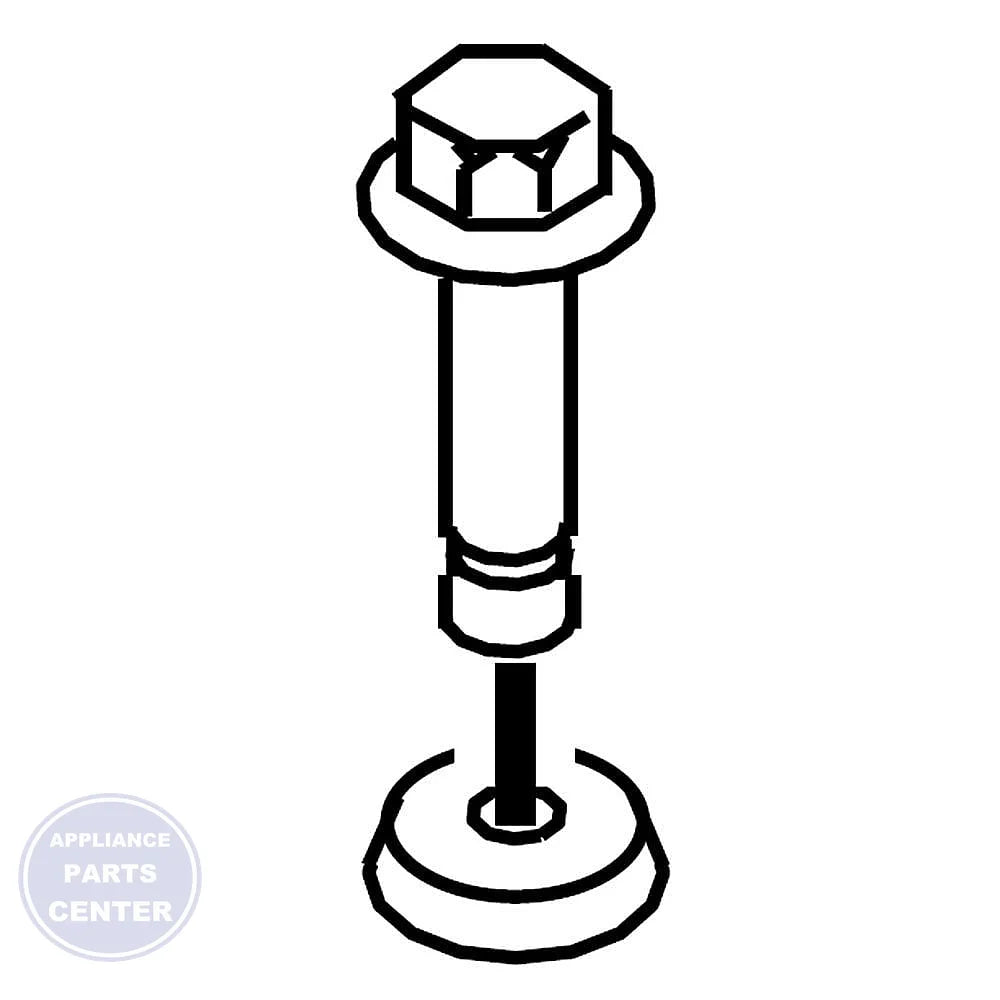 WPL WHIRLPOOL SCREW W11223765 - Main view showing durable design for various Whirlpool models
