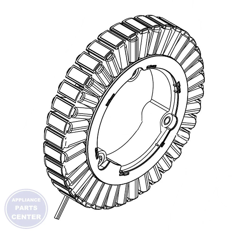 WHIRLPOOL STATOR W10870751 - Main view showing optimal performance for Whirlpool and Maytag models