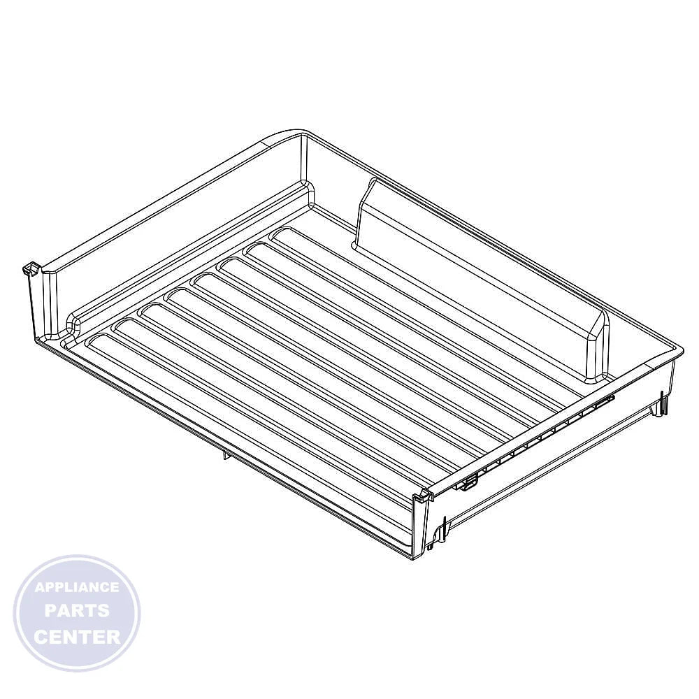 WHIRLPOOL STORAGE DRAWER WPW10654844 - Main view showing spacious storage for Whirlpool models