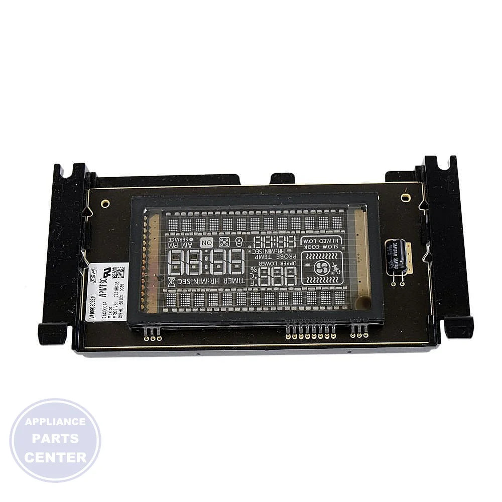 WHIRLPOOL STOVE ELECTRONIC CONTROL BOARD WPW10603098 - Main view showing temperature control panel for Whirlpool WPL300 series