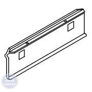WHIRLPOOL TRASH COMPACTOR GUARD W11696574 - Main view showing protective barrier for specific models