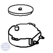 WHIRLPOOL TURNABLE MOTOR W11661547 - Main view showing smooth rotation for specific models