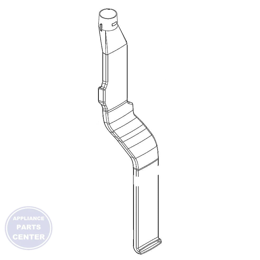 WHIRLPOOL VENT TUBE W11038734 - Main view showing efficient ventilation for WPL models