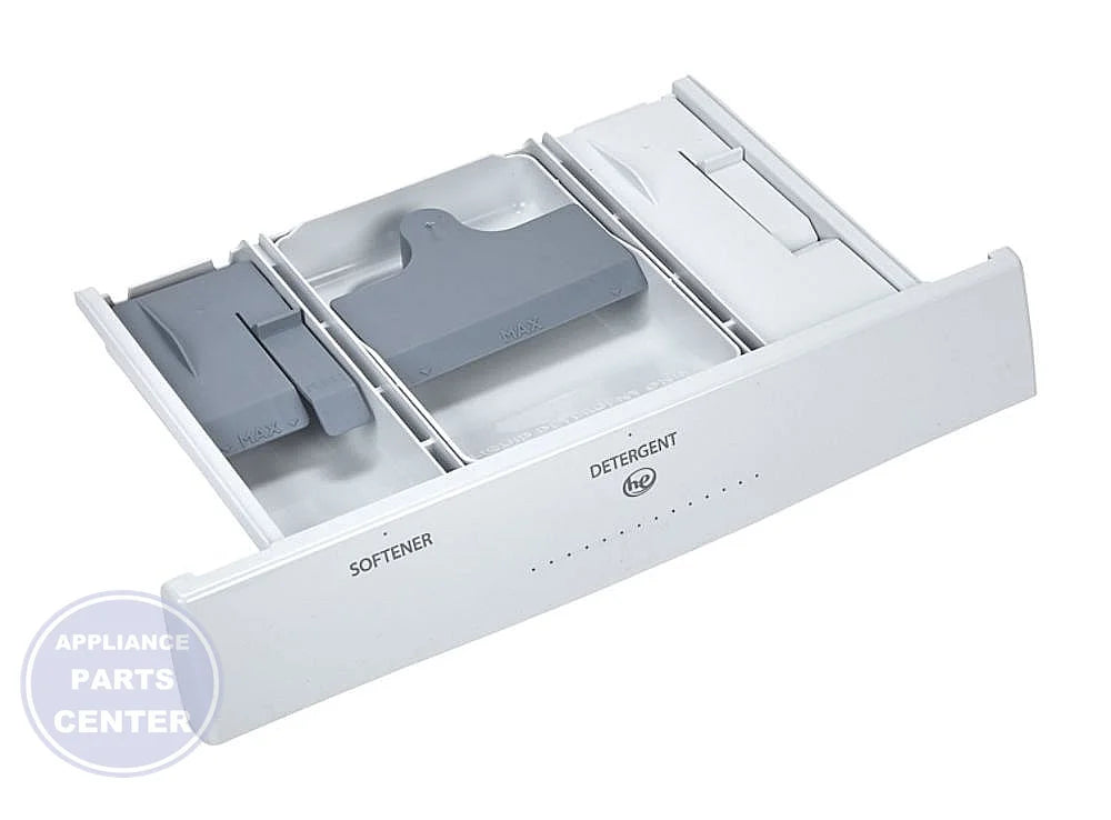 Whirlpool Washer Dispenser Drawer W10861667 - Main view showing efficient detergent dispensing for WTW8700EC and WFW6620HW