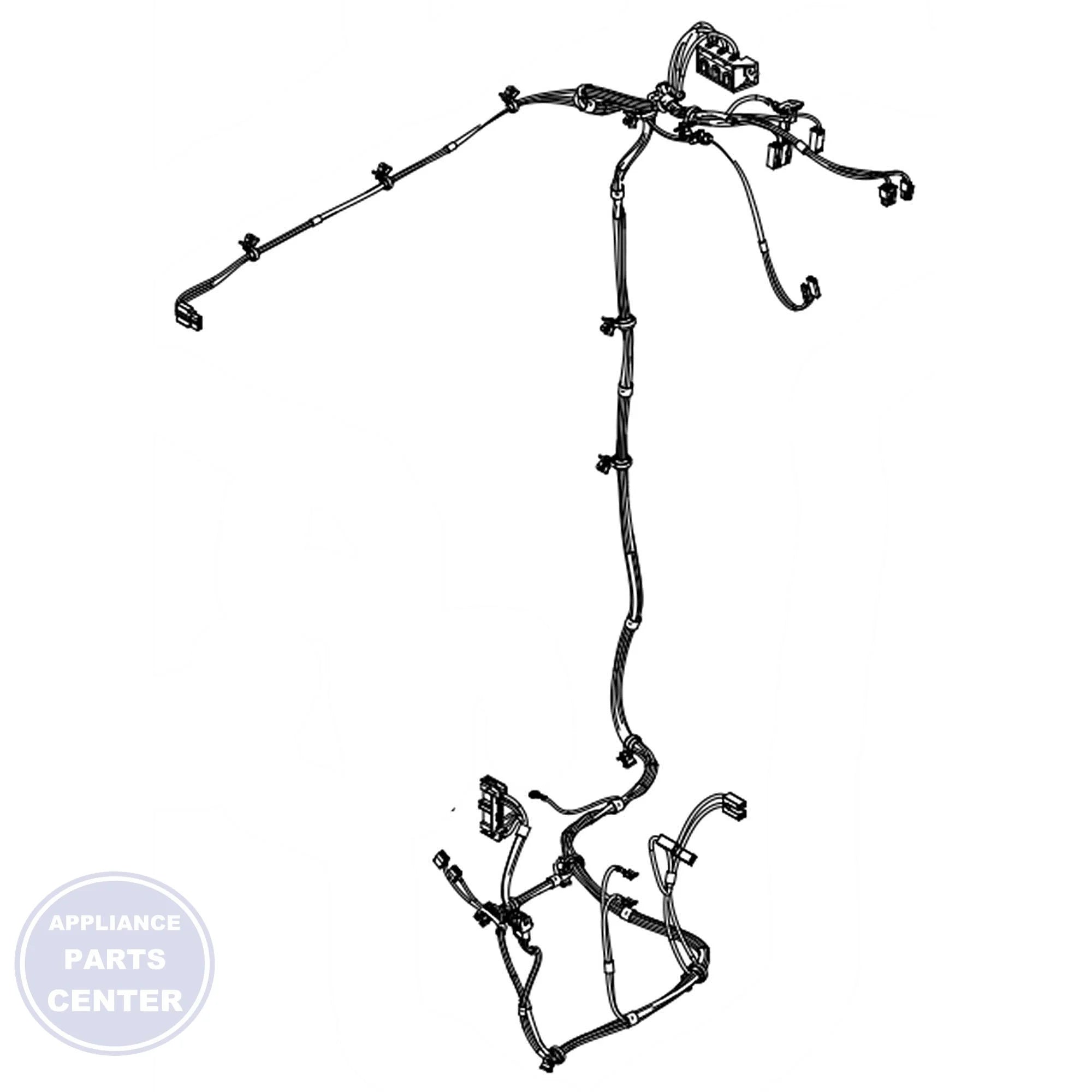 WHIRLPOOL WIRE HARNESS (Repl: W11556656) - Main view showing wire connector for specific WPL Dryer models