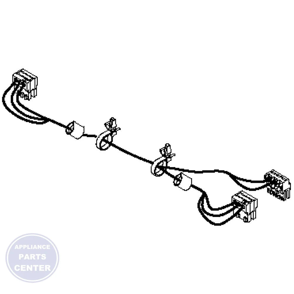 WHIRLPOOL W10242906 WIRE HARNESS - Main view showing secure connections for various WHIRLPOOL models