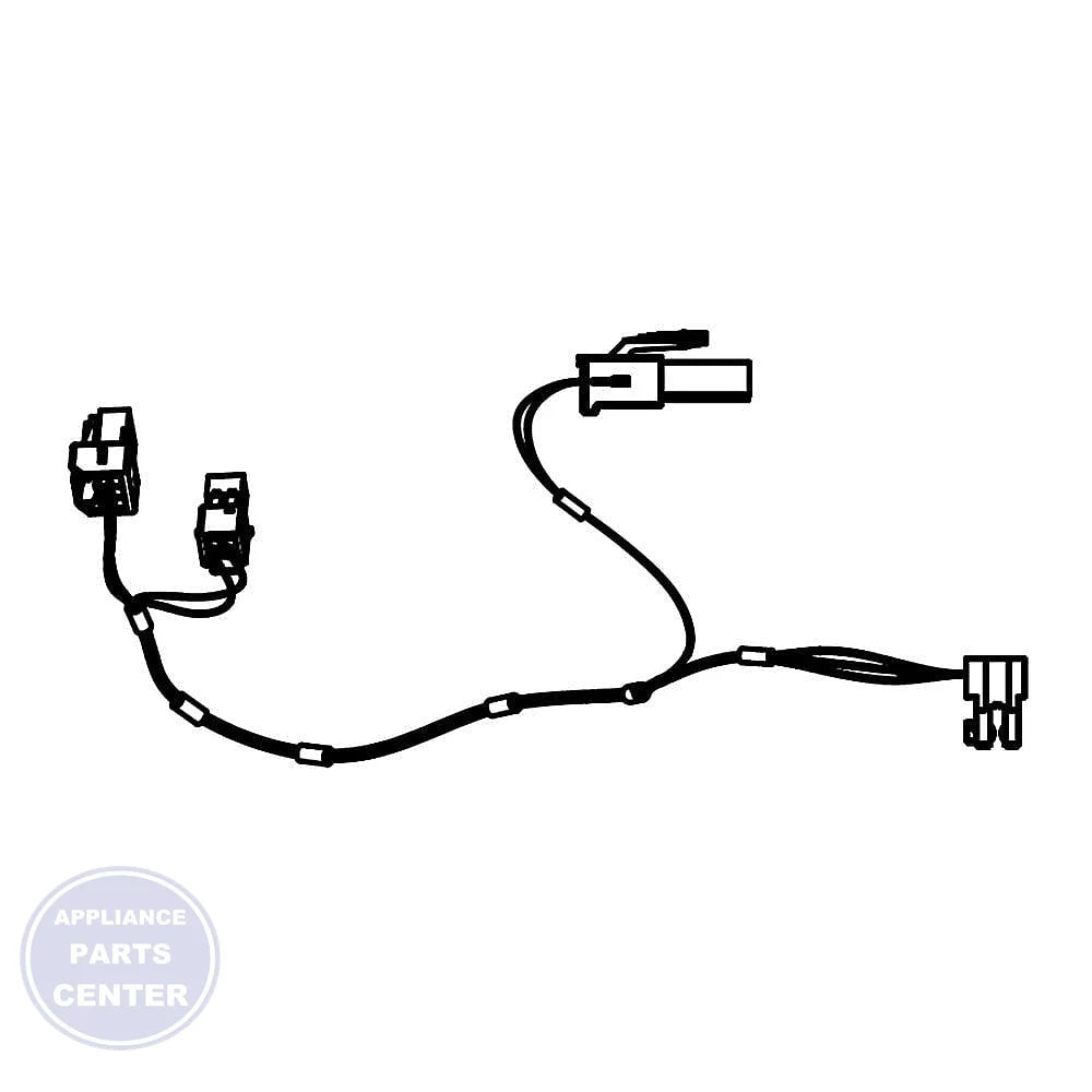WHIRLPOOL WIRE HARNESS W10593673 - Main view showing secure electrical connection for [specific models]