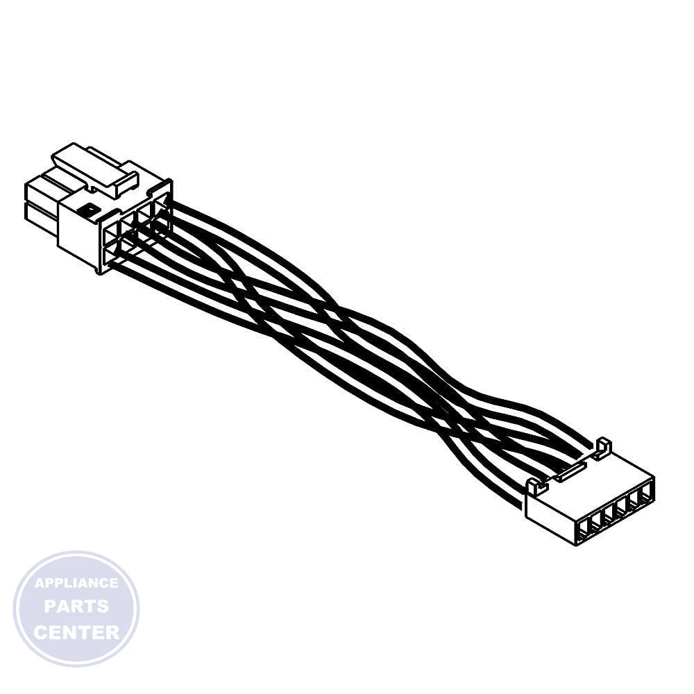WHIRLPOOL WIRE HARNESS W10858740 - Main view showing secure connectors for Whirlpool Dryers and Washing Machines