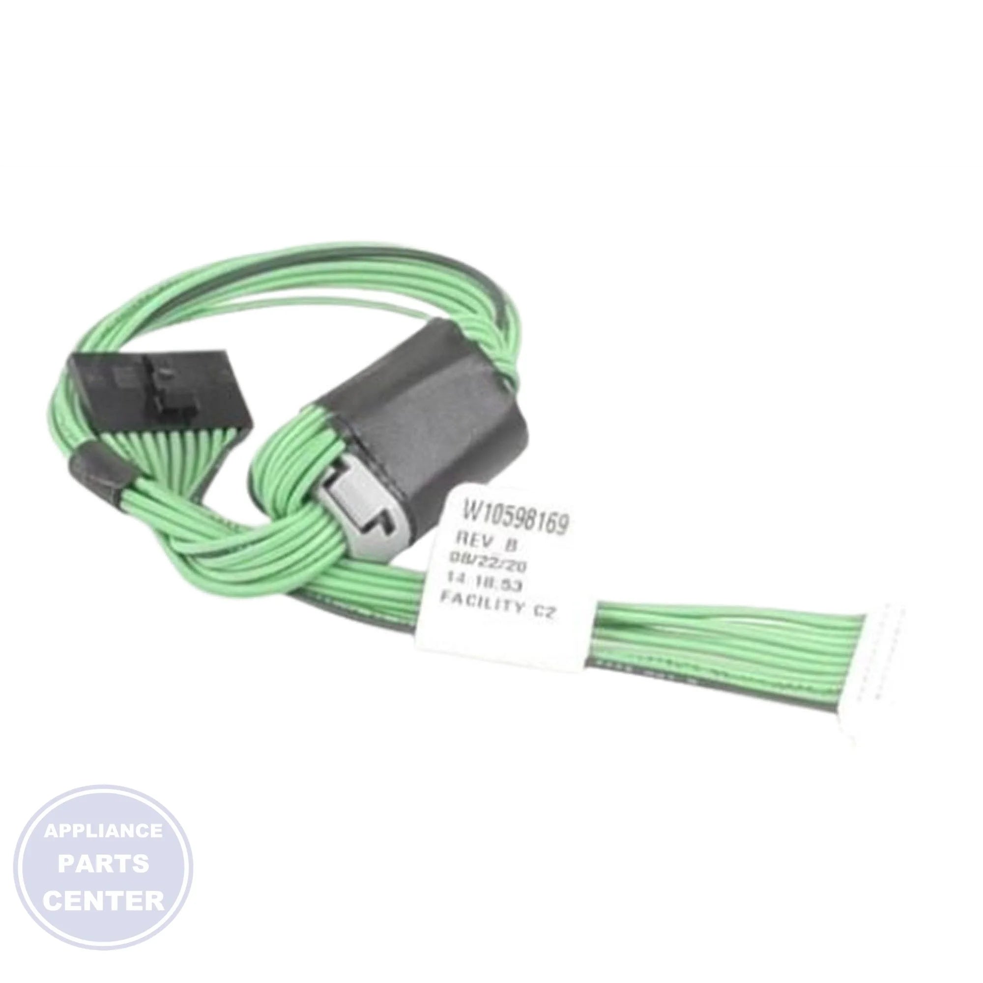 WHIRLPOOL WIRE HARNESS W11176109 - Main view showing efficient power routing for high-end WHIRLPOOL models