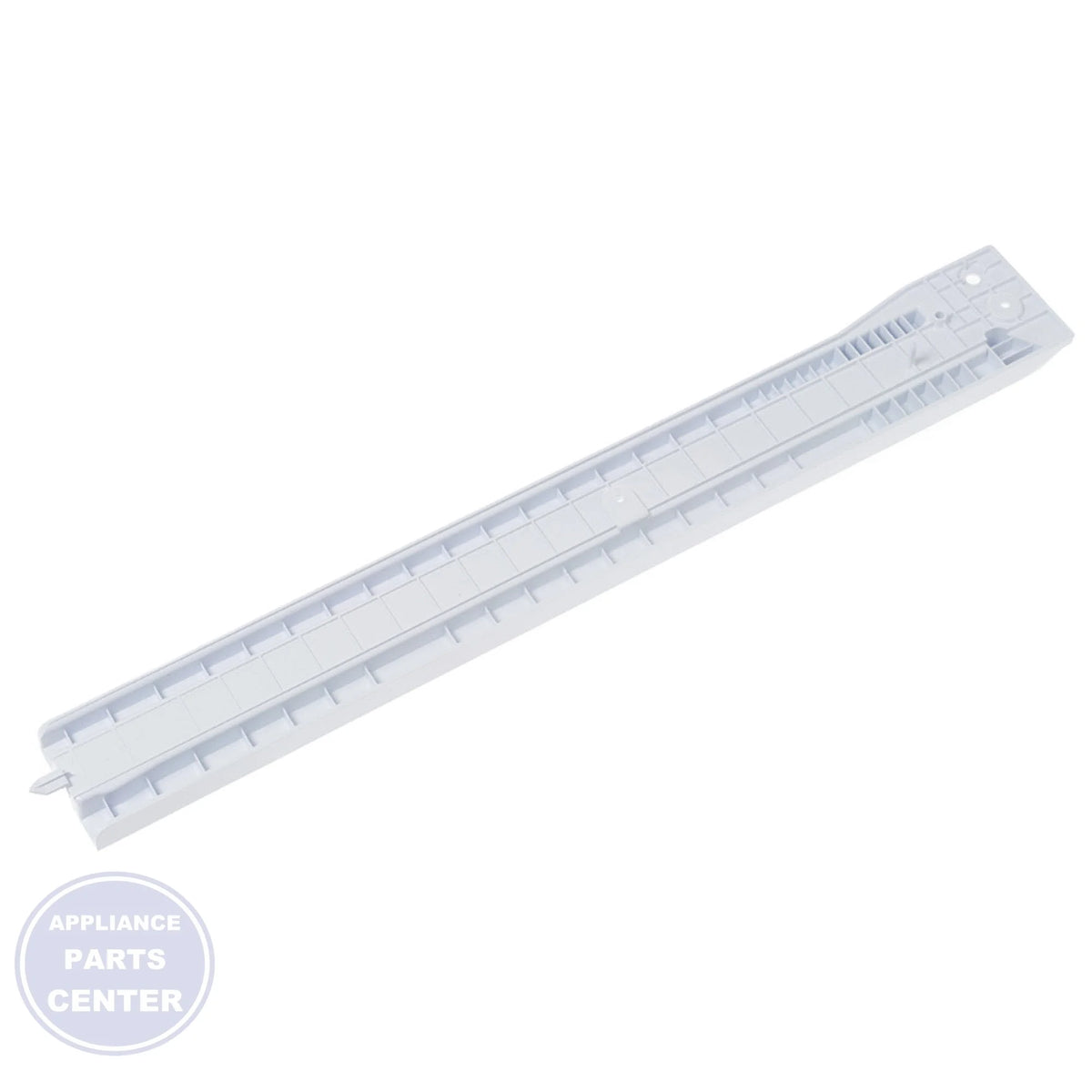 WHITE FREEZER UPPER BASKET GLIDE LEFT WR72X31835 - Detailed view of durable construction